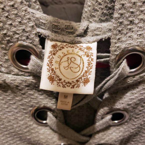 Trueself waffle hoodie Size M - Picture 2 of 2